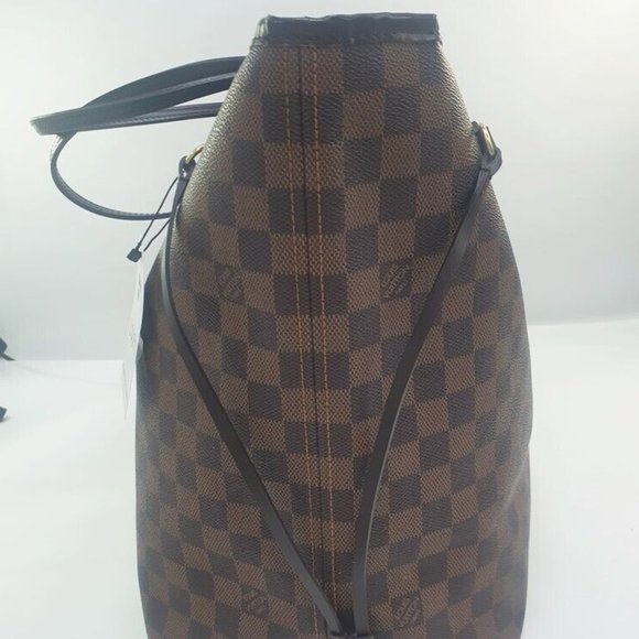 LOUIS VUITTON Neverfull GM Damier Ebene N51106 Genuine Tote Shoulder  bag - Picture 5 of 16